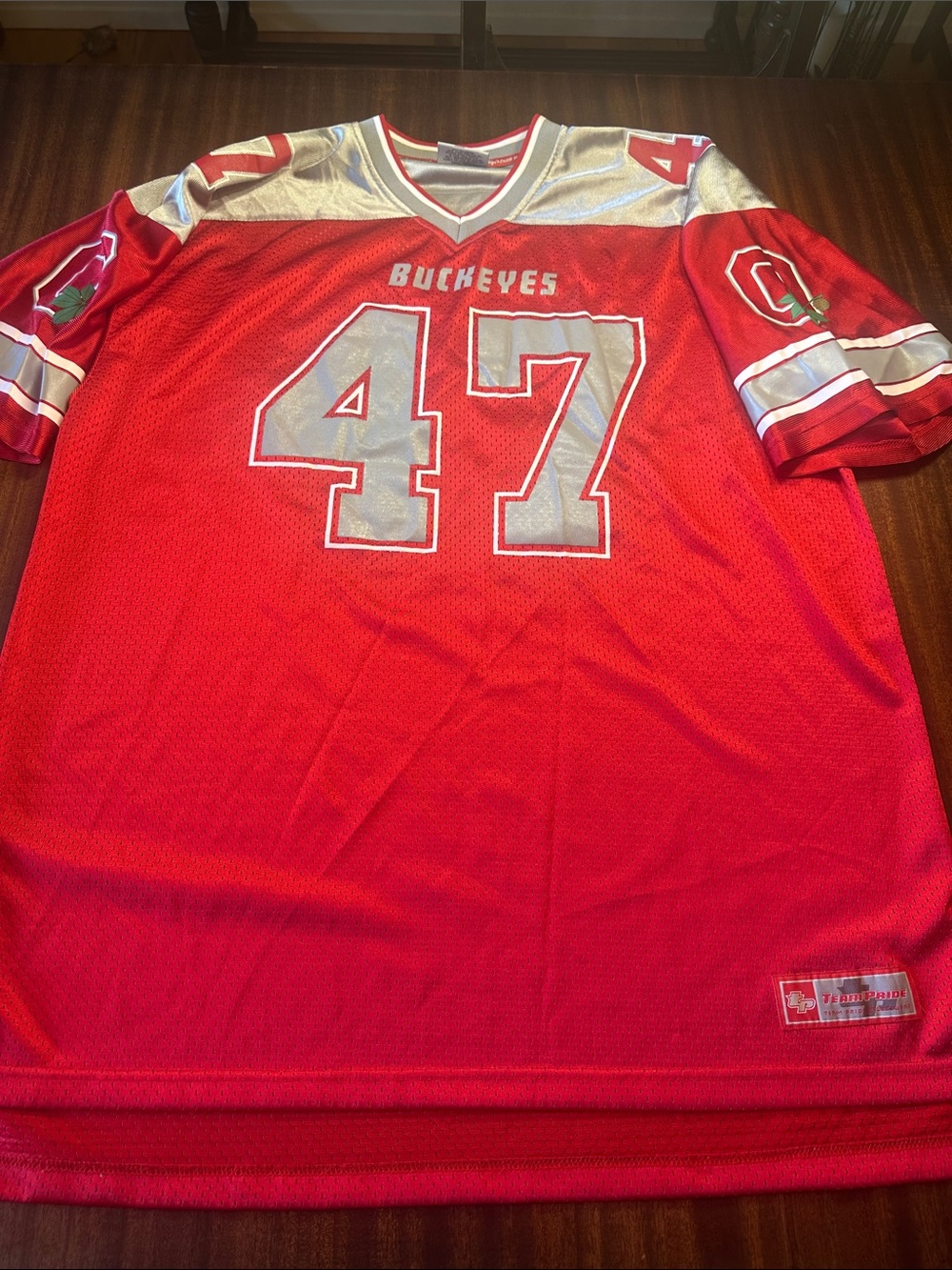 Buckeyes Ohio State #47 Red Football Jersey